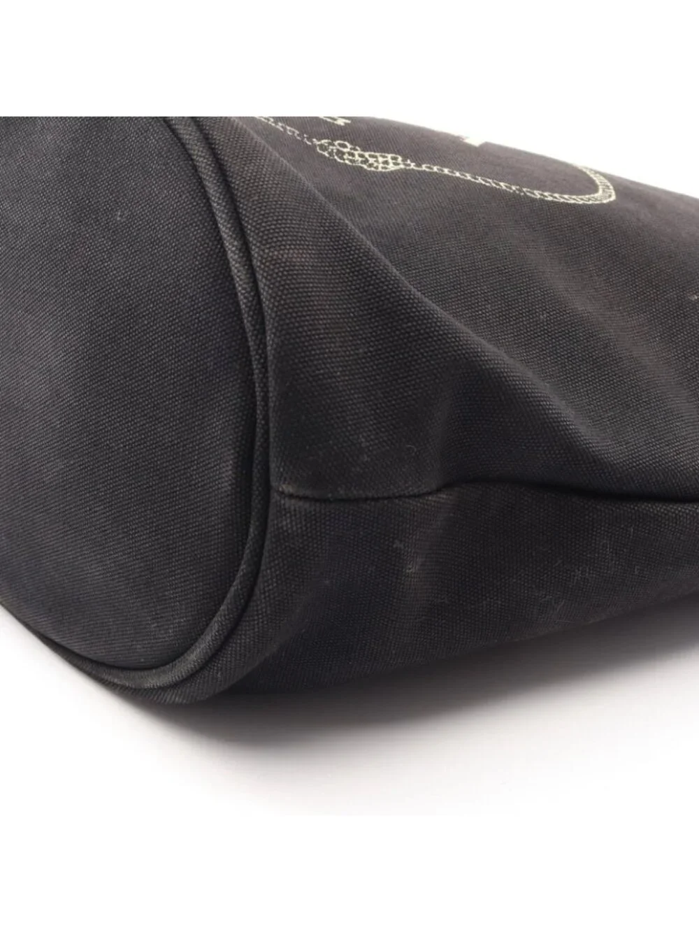 Prada Tote Canapa Black Canvas